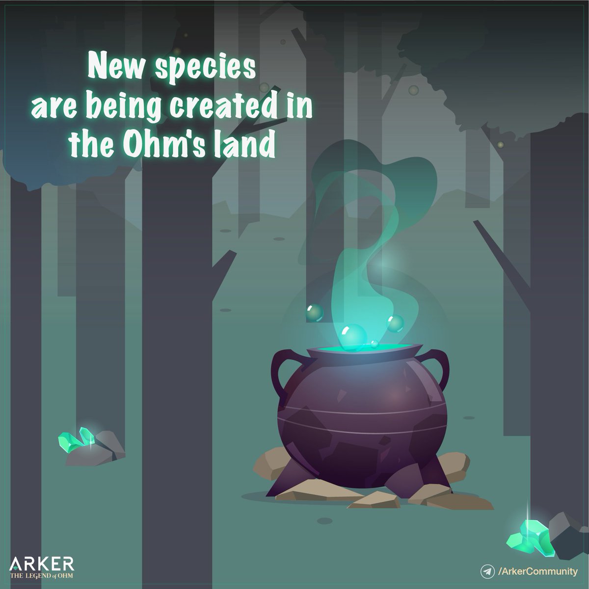 Stay tuned when new species appear in the Ohm's land, because the 💎 genesis 💎 pets will have better genes and maybe a few other surprises... 🦎🦎

#PlayToEarn #Arker #CryptoGaming #BSC