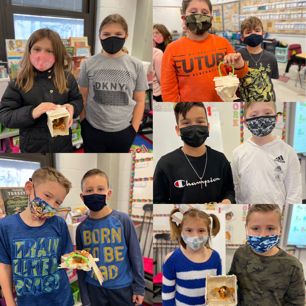 Made some Turkey traps after ready “How to Catch a Turkey”! <a href="/SandraYahara/">Mrs. Siclare 🍎✏️</a> <a href="/MRSroadrunners/">Middle Road School</a>