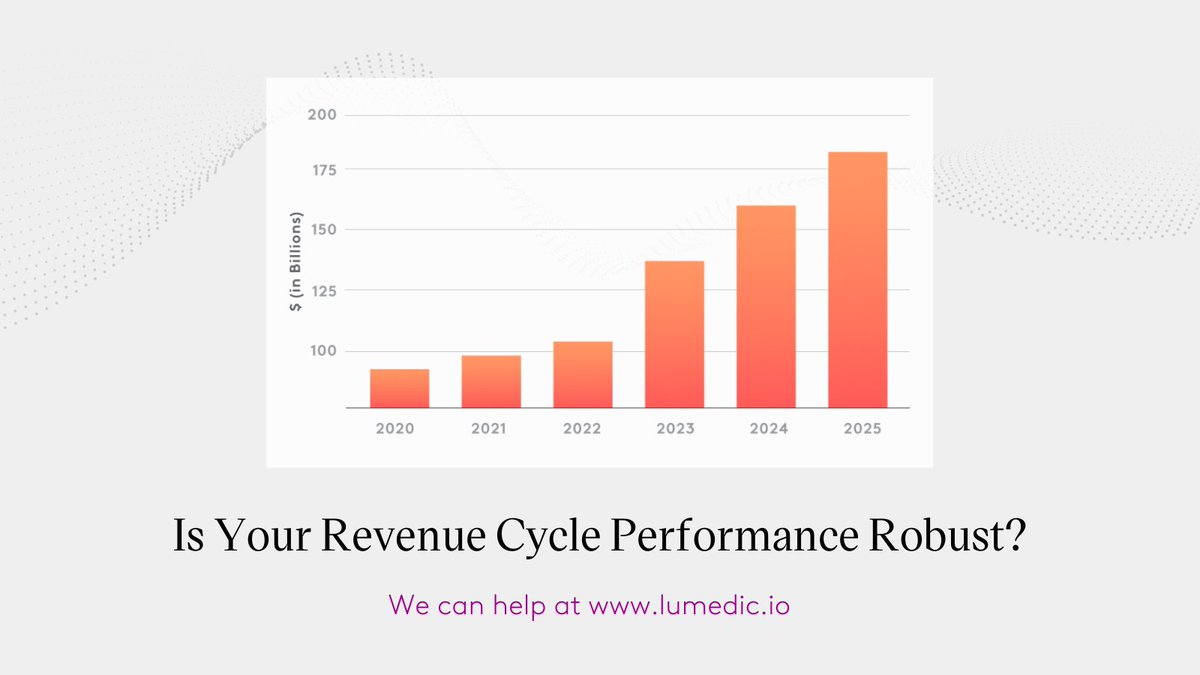 The US healthcare industry spent a whopping $80B on Revenue Cycle in 2020 and the numbers continue to climb. Did you know that a strong denials management strategy can help bring those numbers down? We'd love to show you how. lumedic.io #RCM #healthtech