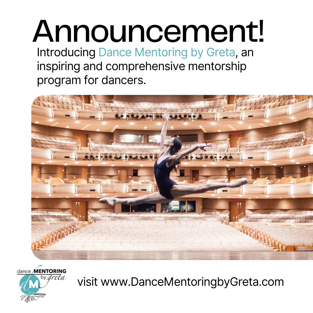 I’m so proud to introduce Dance Mentoring by Greta! Visit dancementoringbygreta.com for more info, follow us here <a href="/DanceGreta/">Dance Mentoring by Greta</a>, @DanceMentoringbyGreta on Instagram, Dance Mentoring by Greta on Facebook. PLUS, stay tuned for details about our launch #contest! photo: <a href="/WahlChristopher/">Christopher Wahl</a>