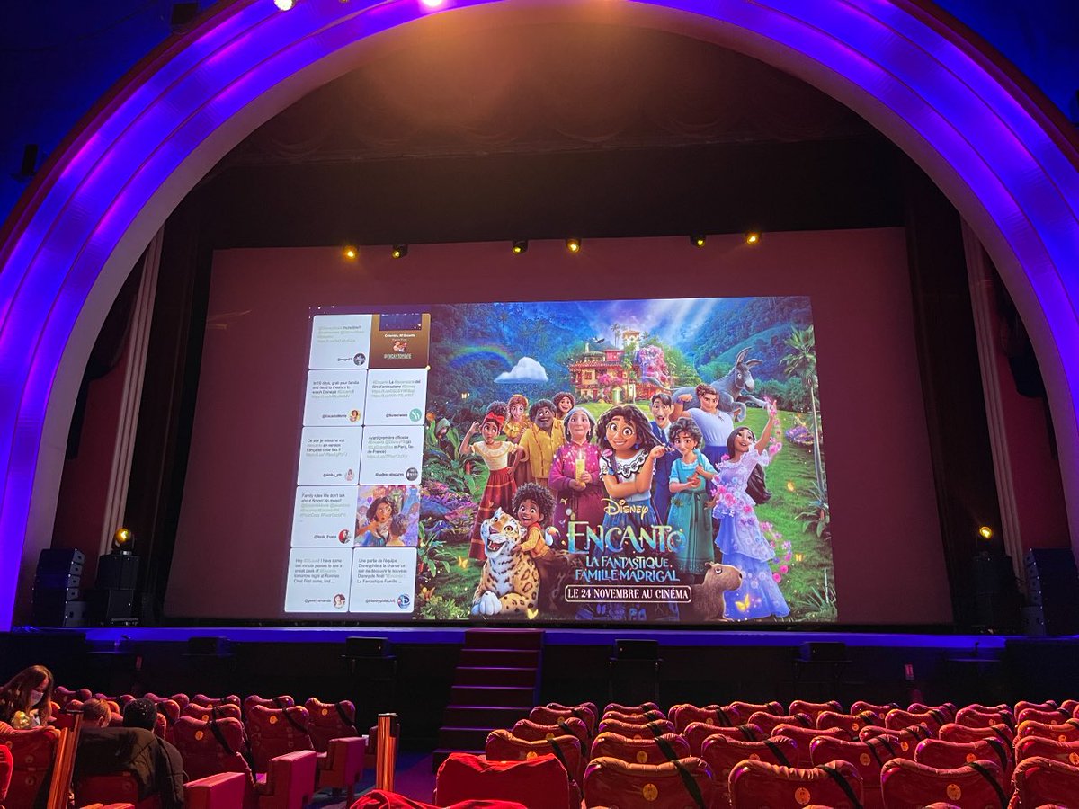 Quel bonheur de découvrir le nouveau #disney #Encanto, au #grandrex 
Du cinéma familial en famille #cinema #avantpremiere #tradition #mythique