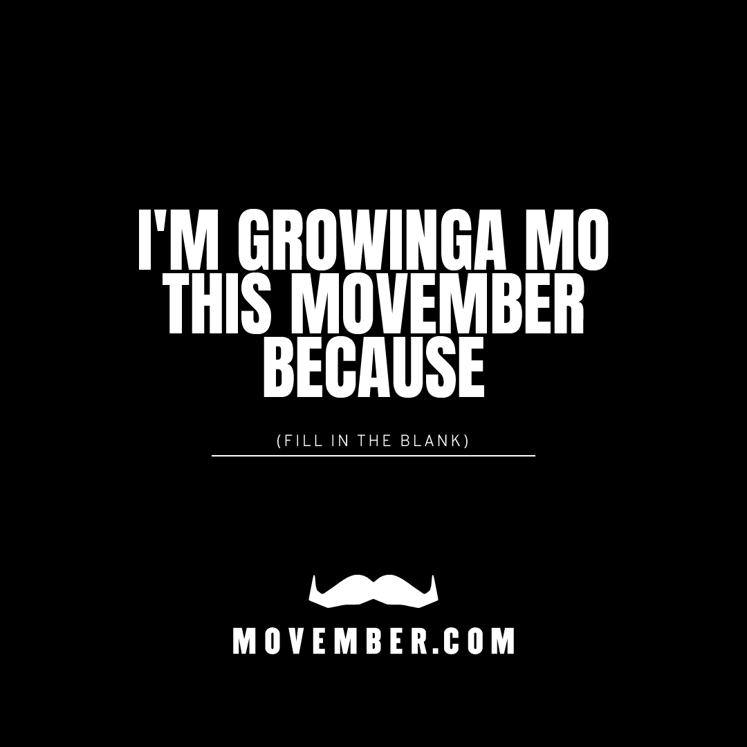 It's more than halfway through November, how are the mo's going? Share a photo and tag us so we can see. We also want to know why <a href="/Movember/">Movember USA</a> is important to you. Fill in the blank in the comments below.

#movember #morethanmiles #momiler