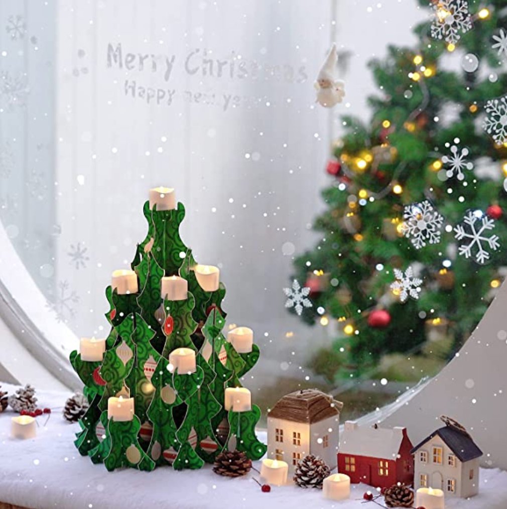 PopUpGuy's tweet photo. My LED tea light 'Holiday Tree' is on the @Homemorycn  Amazon page just in time for the big holiday!
https://t.co/4vMLQbUosz
#holidaytree #ChristmasTree #christmasdecorations #ledlighting https://t.co/xmhxIZNJbZ