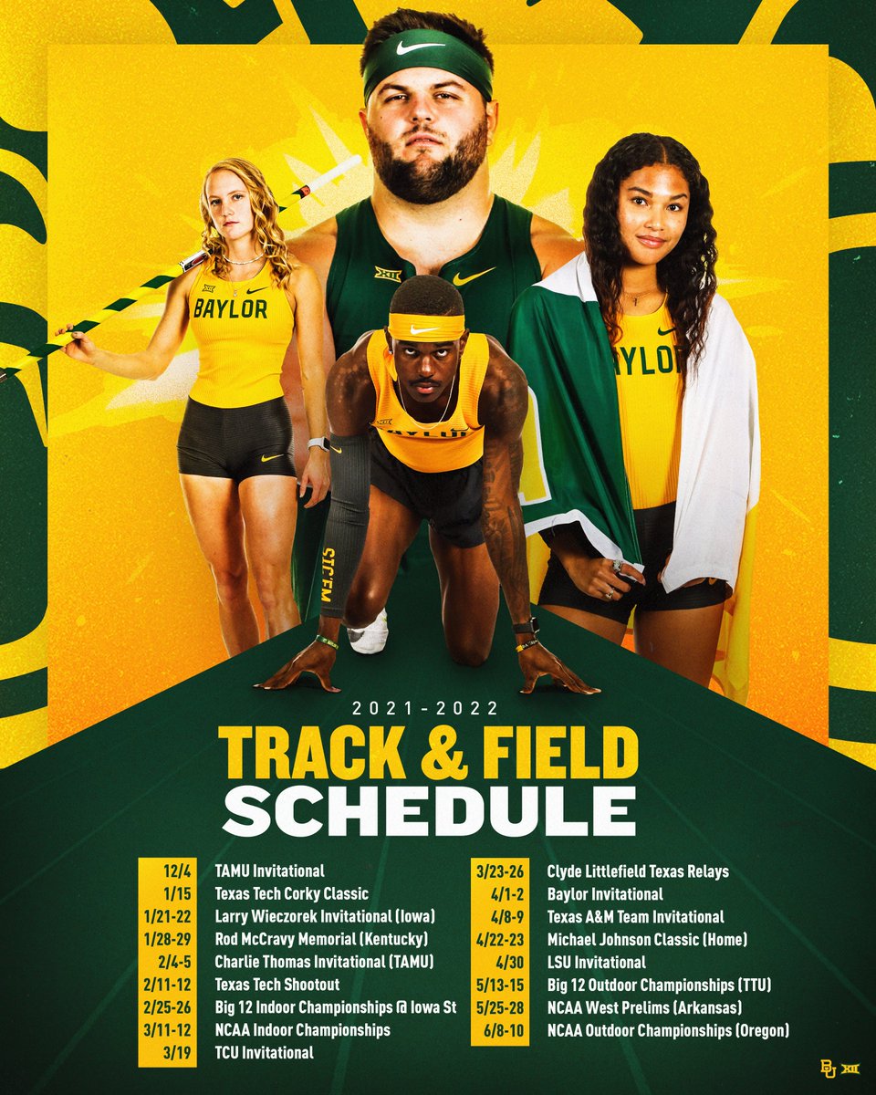 Ready to run in 202️⃣2️⃣. 💨

🗓 baylorbears.com/sports/track-a…

#SicEm 🐻