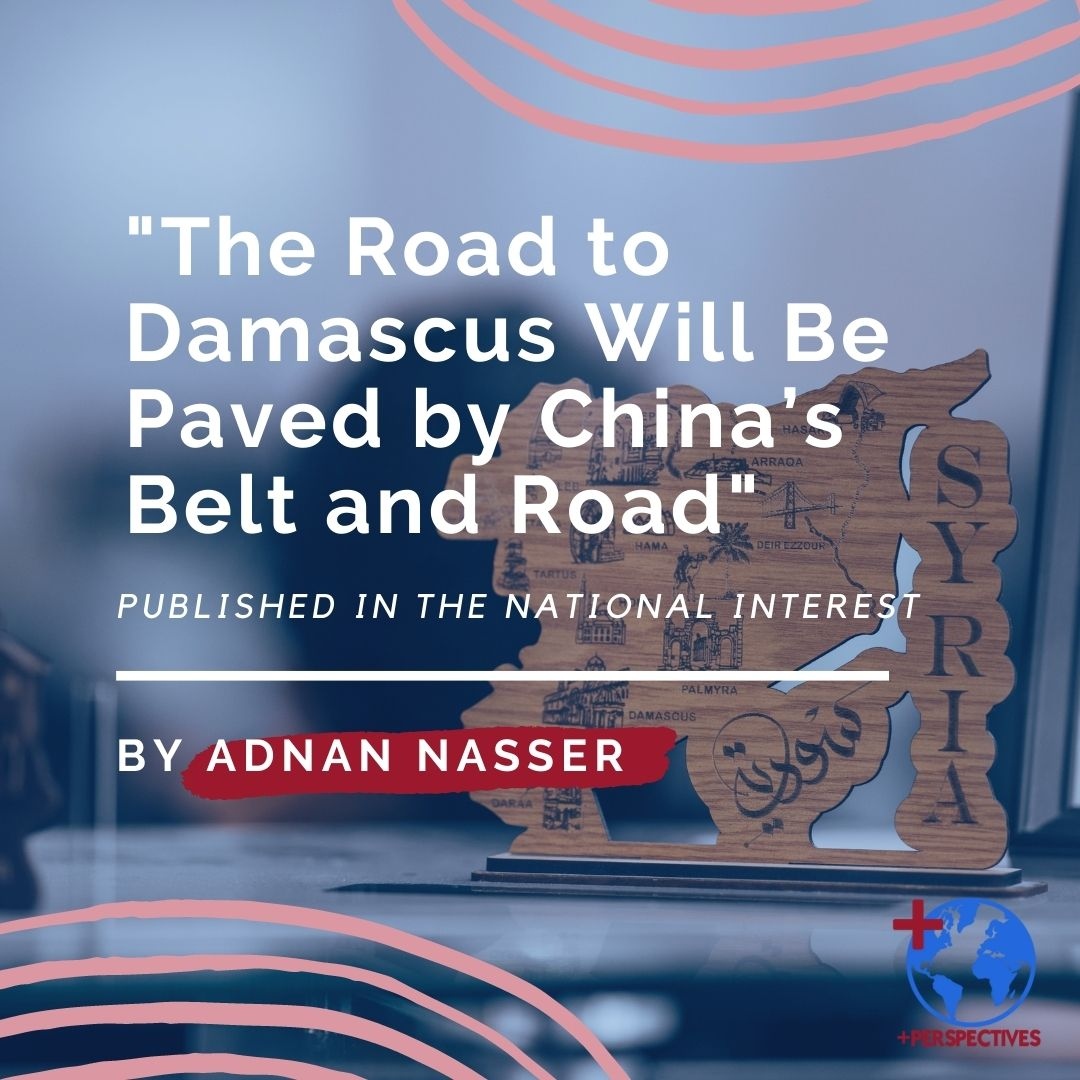 📢NEW ARTICLE!📢

We don't stop writing! Check out the new article by our writer Adnan Nasser that has just been published in the <a href="/TheNatlInterest/">National Interest</a> : "The Road to Damascus Will Be Paved by China's Belt and Road".🛤️

Read the full article here: nationalinterest.org/blog/buzz/road…
#opedwriting