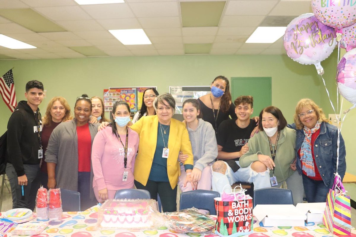 sunset_adult_ed's tweet photo. Happy Birthday to our very own Ms.Esperanza Moldes. Wishing you blessings of health and happiness from your Miami Sunset Adult family and students. 💛
#ESOL3 #happybirthday #bestwishes https://t.co/fcZ2TpHKX7