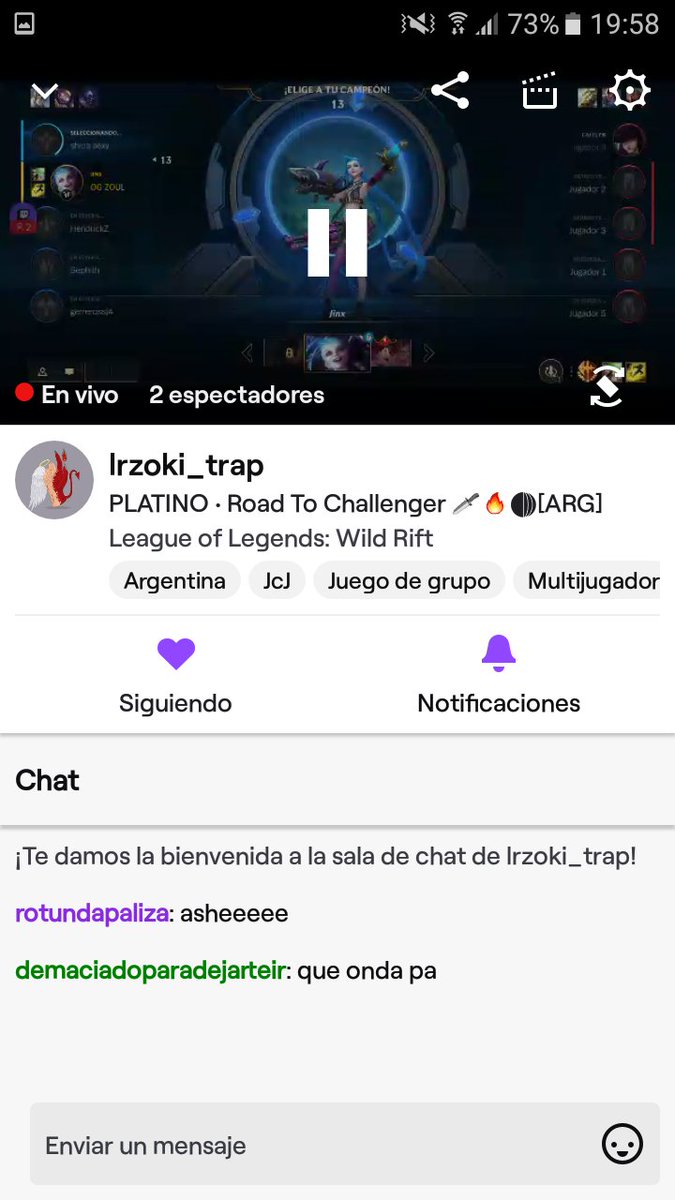 lr_zoki's tweet image. #twitch #lolwildrift #streama #tendencia díganme como juego soy casi diamante ya 💎👿😈