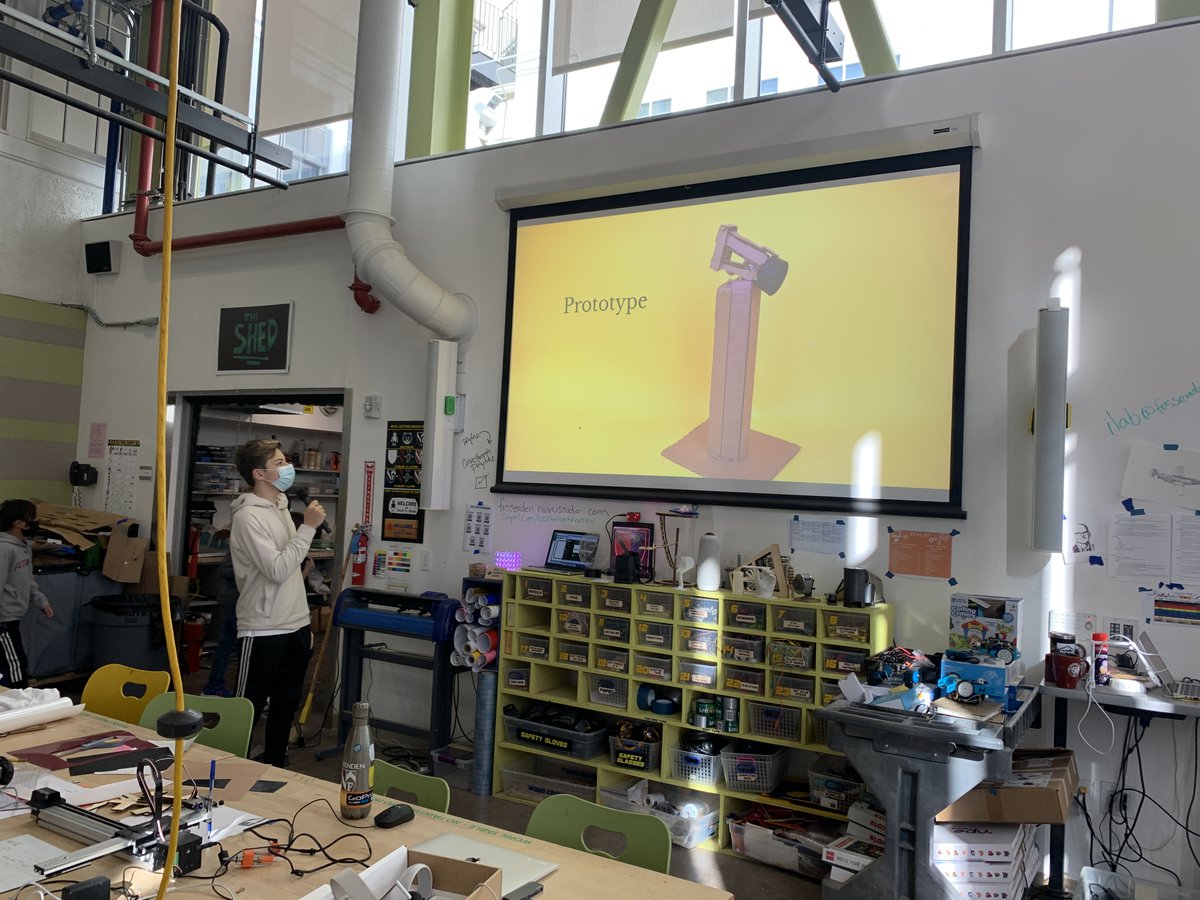 FessyiLab's tweet photo. We had more great final presentations for the Copy Cat design activity in @nuvustudio Innovation Studio I classes today. #publicspeaking #feedback #makered #engineering #design #designthinking #studiolearning https://t.co/iE0WekCE7E