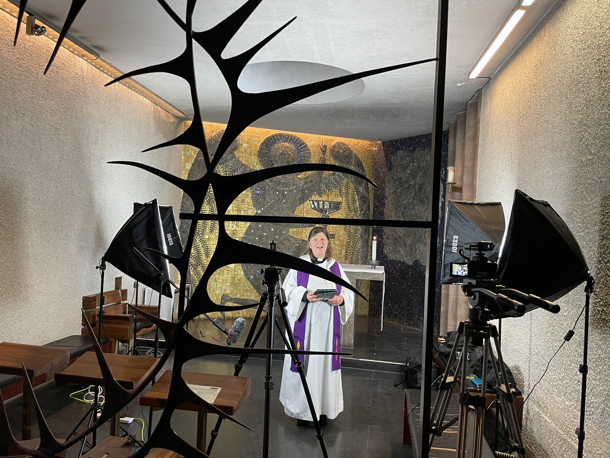 Tom Pearson (@tompearson) on Twitter photo It was wonderful to film with Revd Canon Kathryn Fleming, @CoventryCanon, last week in the astounding Chapel of Gethsemane at <a href="/CovCathedral/">Coventry Cathedral</a> for one of the <a href="/churchofengland/">The Church of England</a>’s national church services in Advent. It was wonderful to film with Revd Canon Kathryn Fleming, @CoventryCanon, last week in the astounding Chapel of Gethsemane at <a href="/CovCathedral/">Coventry Cathedral</a> for one of the <a href="/churchofengland/">The Church of England</a>’s national church services in Advent.