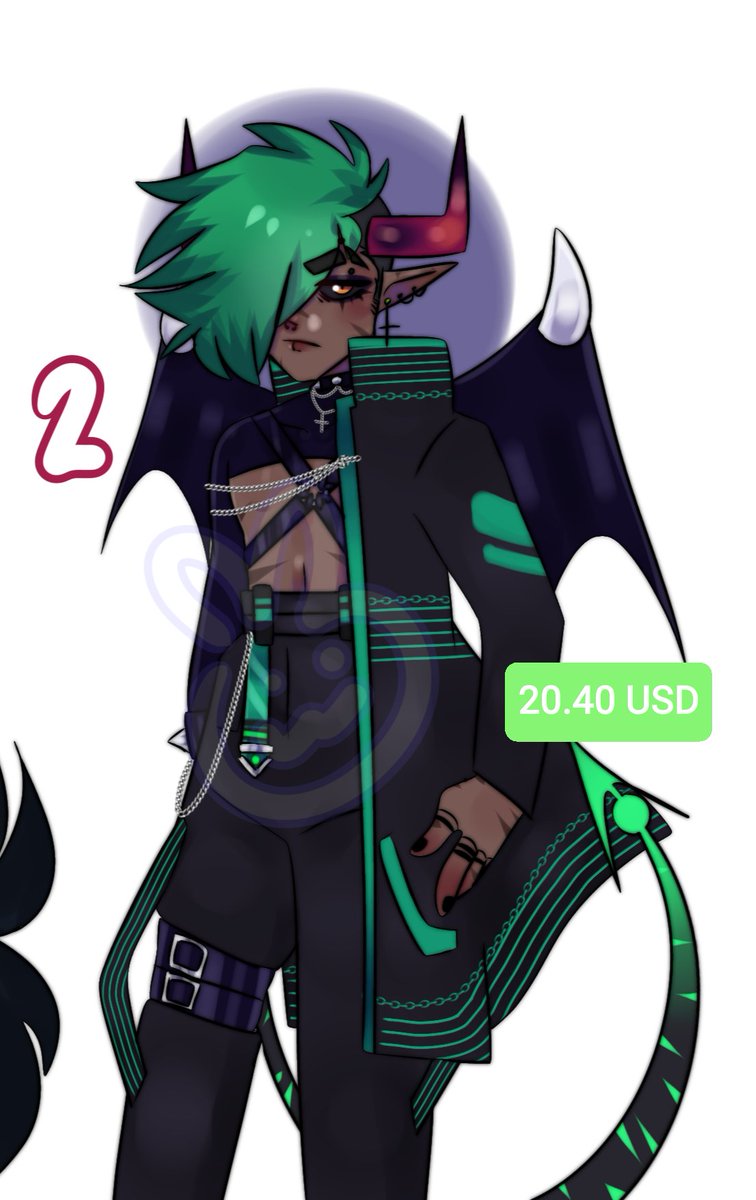 MilkyJoj0's tweet image. Hi!💕🦇
I leave here some Adoptables that I have not sold
they have their price in the image! 

Art by me

#art #draw #drawing #cute #adopt #adopts #adoptables #adoptable #openadoptable #openadoptables #furry #demon #dragon #bee #furryadopts #furryadoptable #kemonomimi