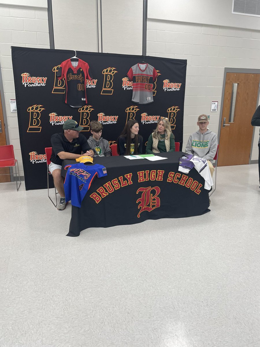 wbrpanthers's tweet photo. Congrats to @brittbourgoyne for keeping that pipeline to SLU &amp; @LionUpSoftball from BHS going👏👏👏 https://t.co/3K5lPia1yn