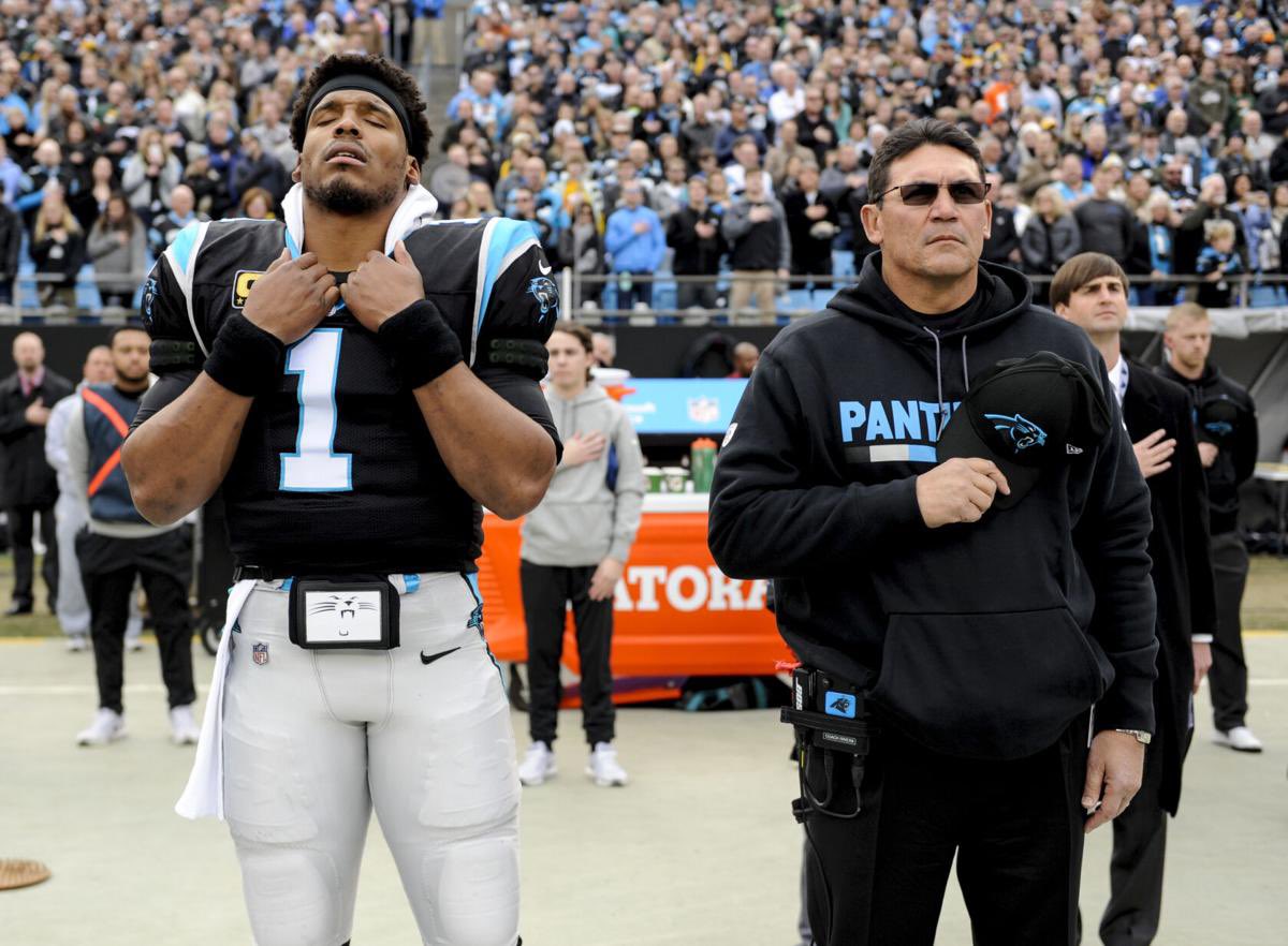 BarstoolNCdavid's tweet photo. Cam Newton will start for the Panthers on Sunday for the first time in 800 days

Against Ron Rivera https://t.co/Rrr5Cy7dGu