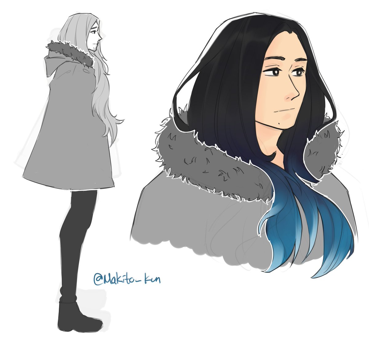 Makito_kun's tweet photo. Hace frío.

#arte #drawing #originalcharacter #characterart https://t.co/3pmlSIOmrT