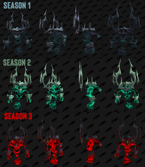 isavatv's tweet photo. ¿Qué les parece el recolor de la montura del KSM para la tercera temporada? #worldofwarcraft #Shadowlands A mí me gusta, pero ya saben, también me gustaría tener nuevo contenido https://t.co/7GcR4s2Saj