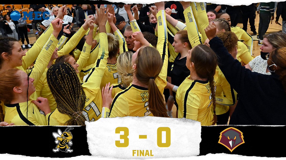 🏐 | CHAMPIONSHIP BOUND‼️

The Yellow Jackets will head to the finals of the MEC tournament for the first time ever! 

FIRST SERVE, 5 pm SATURDAY. BE HERE✊😤