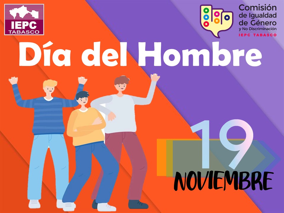 CIGYND's tweet photo. Hoy 19 de noviembre se conmemora el Día Internacional del Hombre. https://t.co/DDVuI2lwuR