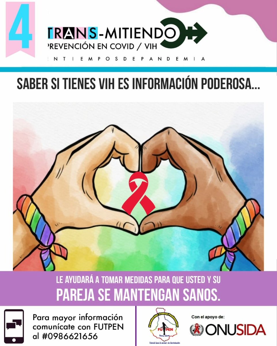 grupodeapoyovih's tweet photo. ☺️Compartimos el trabajo en la prevención del VIH e ITS de @futpen_ddhh en la provincia de Santa Elena.
.
#hacerselapruebaeslaclave #ponerfinalasdesigualdades #ponerfinalaspandemias https://t.co/gHBMXLWdFH