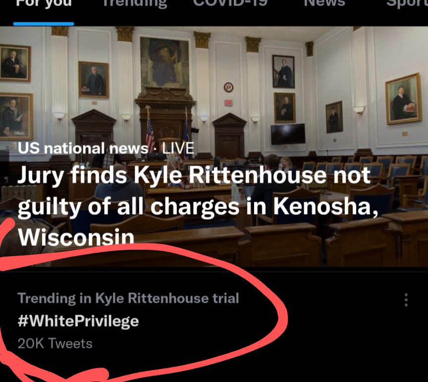 DKCripple's tweet photo. Hey #LiberalTwitter.
Your #WhitePrivilege is bullshit! - you watched not one second of this trial!
Justice came through! Go sit in your corner and cry.
The world is over you and your BS.
#KyleRittenhouse
#KyleRittenhouseIsInnocent
#prayforKenosha https://t.co/sieq6RBsiE