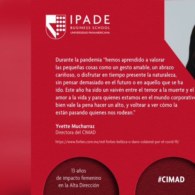 kcuilty's tweet photo. El #CIMAD cumple 13 años de realizar investigación relevante sobre el tema de la Mujer en la Alta Dirección #IPADE https://t.co/NUKmGKpbJ1