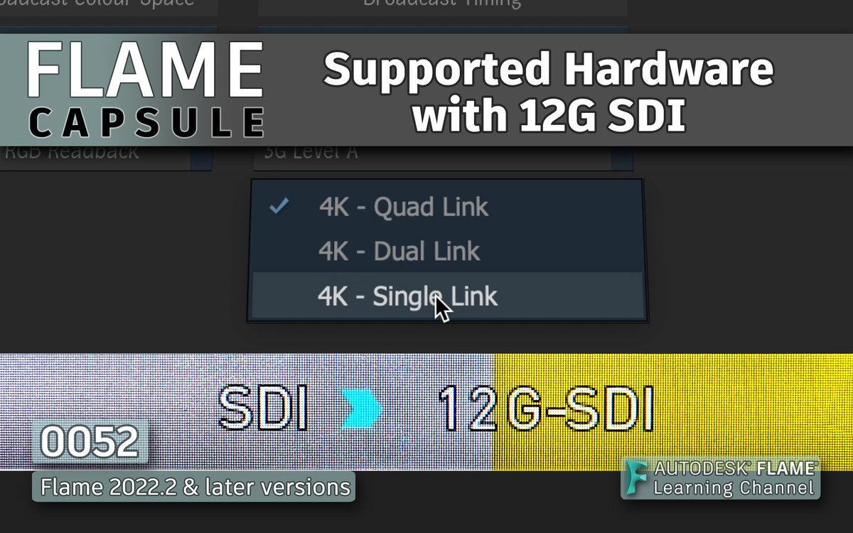 digiart1994's tweet photo. New #autodeskflame 30-sec CAPSULE video - Supported Hardware with 12G SDI! - Flame 2022.2 - https://t.co/YNCYbS2hRH https://t.co/smffD3AyJU