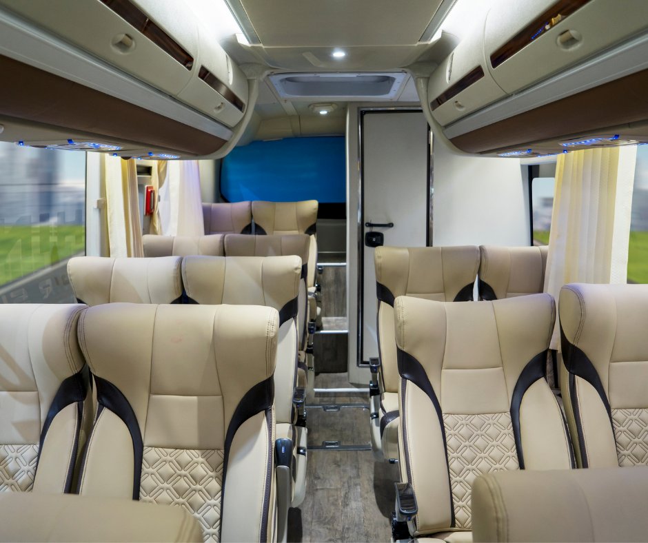 G_ACharters's tweet image. What kind of Amenities Does a Luxury Tour Bus Rental Have?  
Our luxury motor coaches are packed with all the modern amenities you would expect from a vehicle of this caliber. In addition to the comfortable bunks for up to twelve people, you will also find these other amenities: