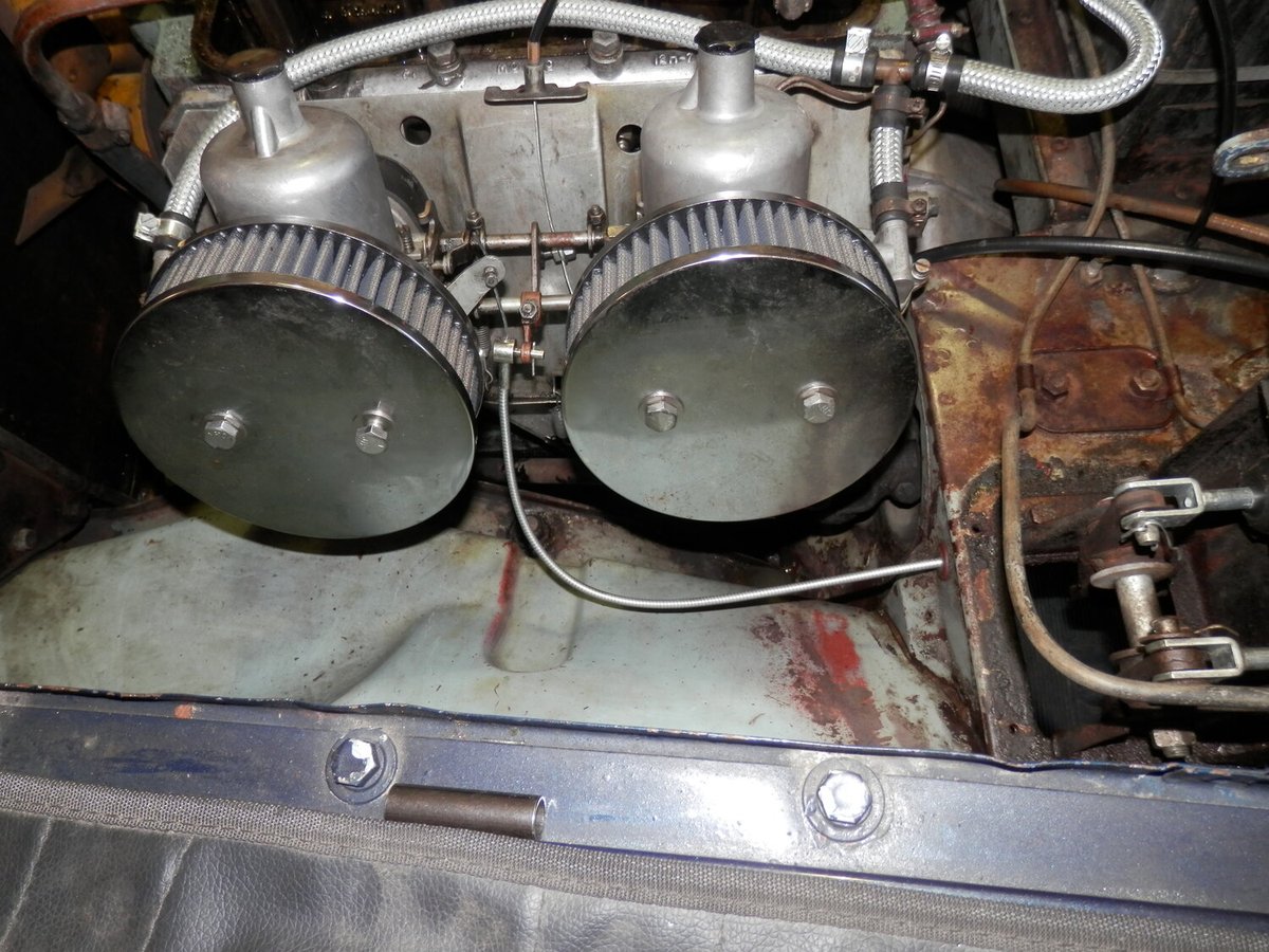 texomaclassics's tweet photo. 1964 MGB - We have installed a new choke cable, oil cooler lines and filter. 
#1964MGB #MGB #Convertible #MGBConvertible #Diag #DiagElectricalSystem #ValveCoverLeak #ChangeOilSystem #OldCarsNew https://t.co/nngRPmFlgC