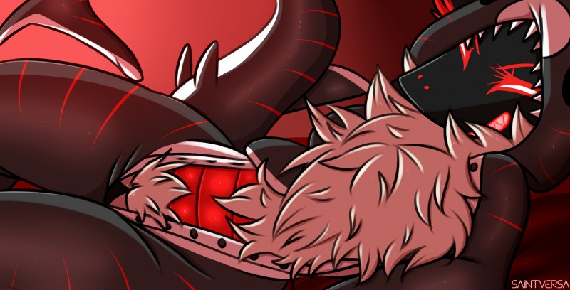 CrimsonProto's tweet photo. "Heyo, I'm just getting comfy...wanna cuddle with me?" https://t.co/IjdSyTiChe