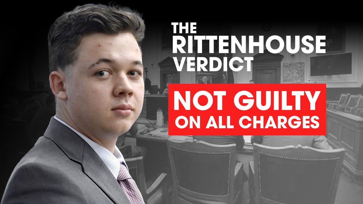 RealAmVoice's tweet photo. BREAKING NEWS: Jury acquits #KyleRittenhouse of all charges.

Get Real News:➡️ https://t.co/Yvs2pSjssg https://t.co/m566vfTLhF
