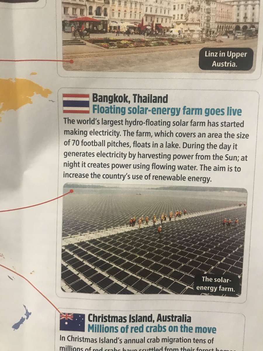 Floating solar energy farm in Bangkok 👍