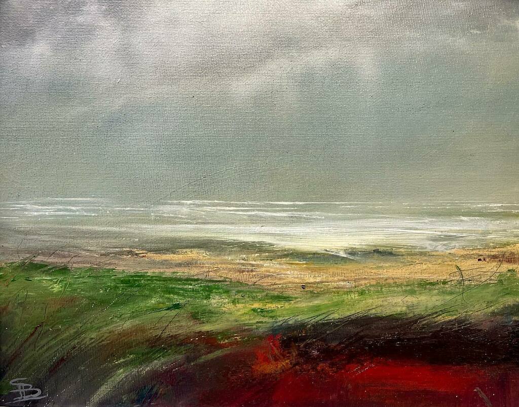 sjbfineart's tweet photo. ‘Courageous neutrality’
Oil on canvas board
24x30cm

Available on my website https://t.co/RE5Nw41Pd6 or from the studio. 😊🎨

#greenandgrey #splashofred  #lovecolour #colourlove #greypainting #neutrallartwork #beachpainting #paintpaintpaint 
#painttext… https://t.co/FKWFUzdPla https://t.co/FpWCOiMGD5