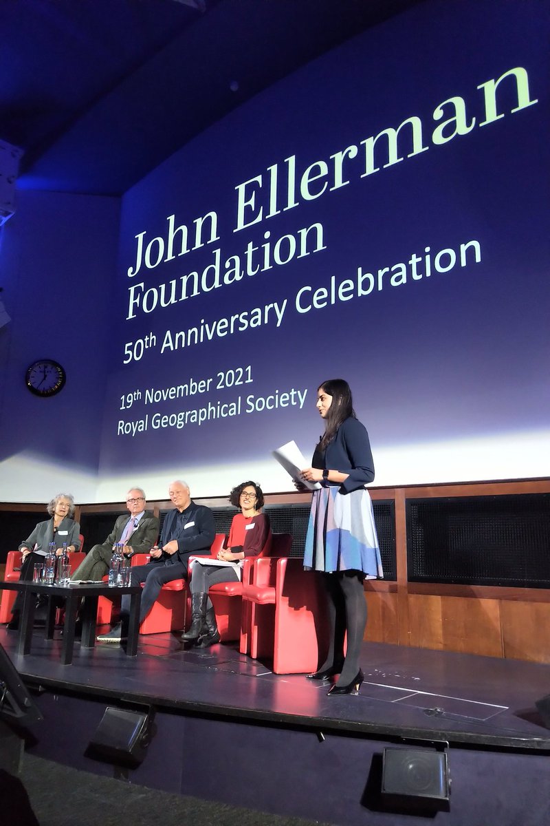 LondonFunders's tweet photo. We're with @EllermanUK tonight to celebrate their 50th anniversary - celebrating work over many years, with @SufinaAhmad highlighting additional investments to mark #Ellerman50 - read more at https://t.co/PAgcyCfuVy https://t.co/Z7krDLfLQL