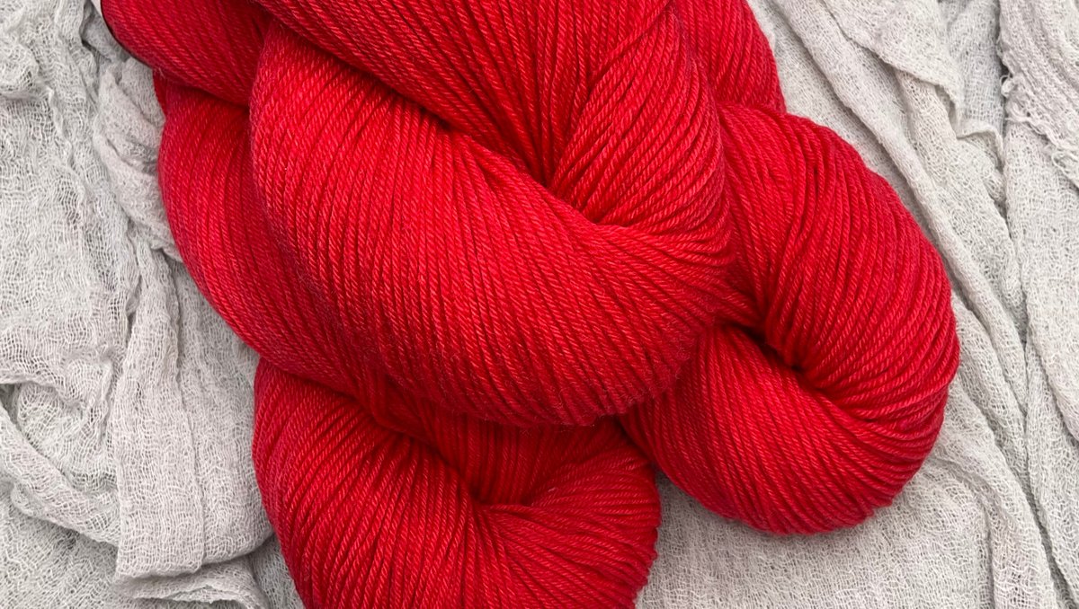 _lolodidit's tweet photo. This is "Outrageous!" NEW TONAL COLORWAY! I know this is going to sound crazy, but this is the first TRUE RED tonal color we have created!! It is so beautiful and bright!! #lolodidit #outrageous #redyarn #redtonalyarn 
#yarn #knit #handdyedyarn #handdyed #indiedyer #crochet https://t.co/NiFiaLlBLJ