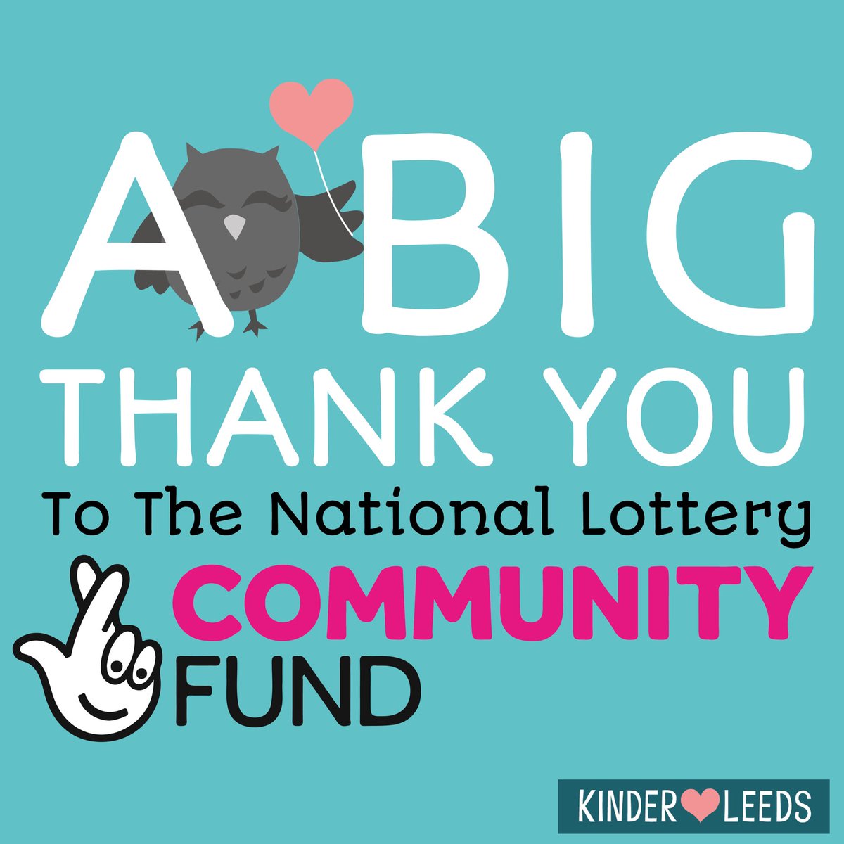 #thankstoyou We couldn’t have organised the #KinderLeeds #festival without the support of the #nationallotterycommunityfund 🙌😊💚 #KindnessMatters