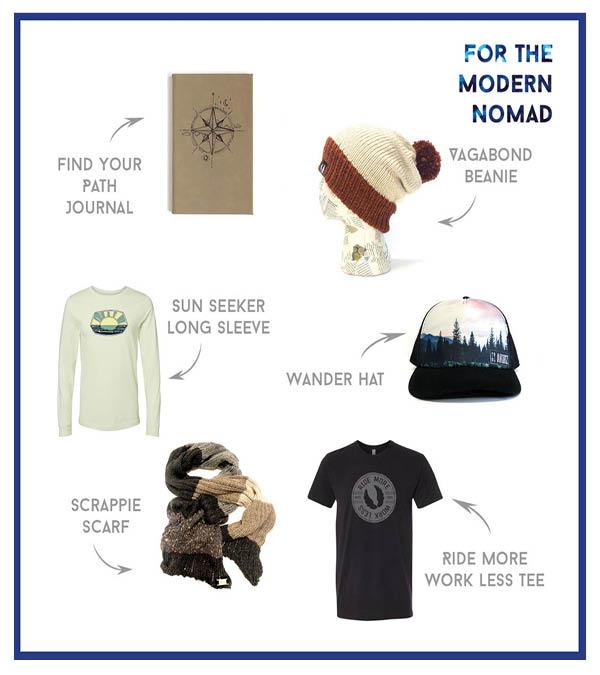 Check out our Modern Nomad #giftguide to make shopping for the #wanderlust in your life a breeze!