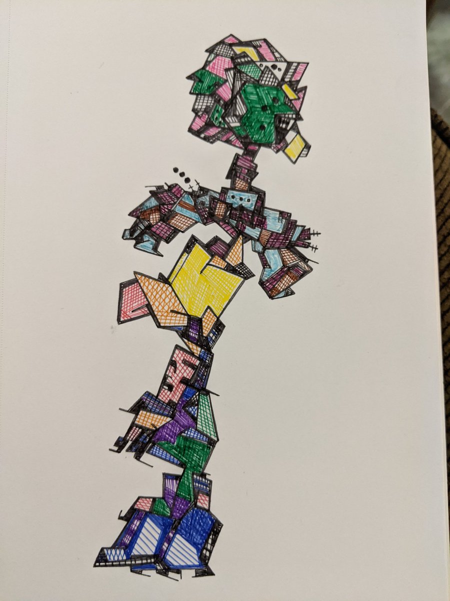 CCtchCreativity's tweet photo. #Pen #drawing #art #abstract #surrealism #cccart #color #creation #marker #unique #funky  #artwork #doodle #artist #lineart #myart #newart #CartoonArt #bradrah https://t.co/SfcVSbTEfg