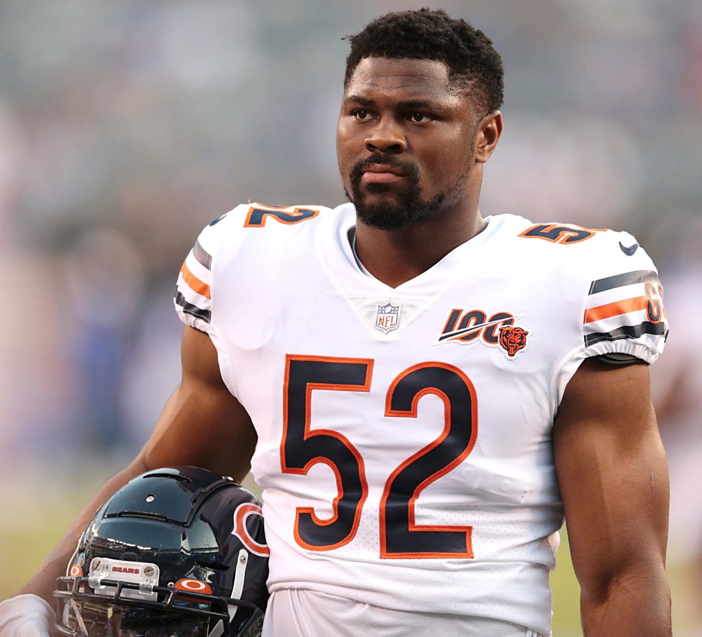 Bearsfannation_'s tweet photo. Khalil Mack is out for the rest of the season. https://t.co/OViaTcdWV7