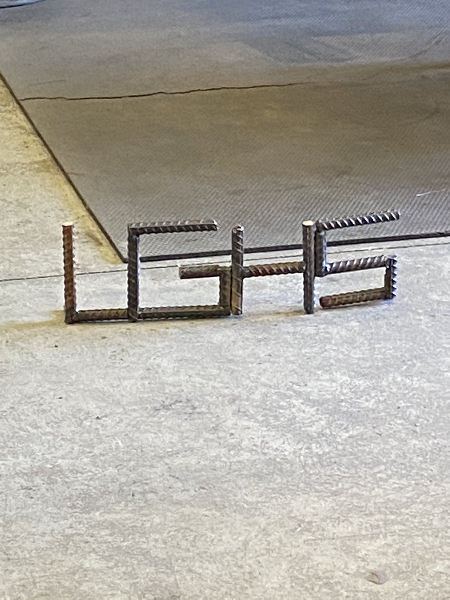 Stephen4111964's tweet photo. Paul is welding his school letters, locust grove high school https://t.co/FRmffwsFMI