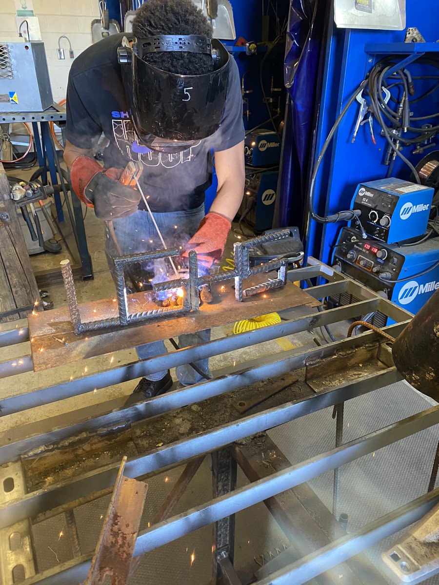 Stephen4111964's tweet photo. Paul is welding his school letters, locust grove high school https://t.co/FRmffwsFMI