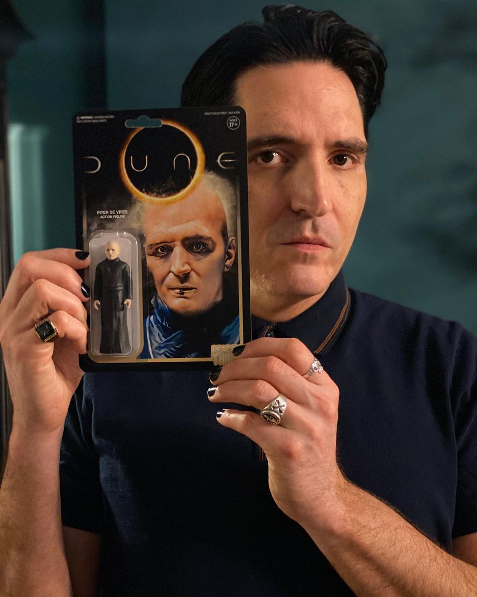 SecretsOfDune's tweet photo. Dune action figure of #PiterDeVries anyone? Via @Dastmalchian https://t.co/yo0Iki3p5A #DuneMovie https://t.co/jwceeiaXbF