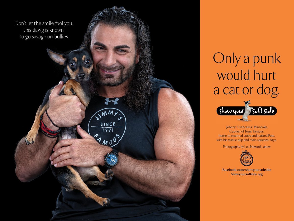 SoftSide1's tweet photo. #10DaysOfThankfulness, Day 4: we are so grateful for our amazing @JimmysSeafood Family, who’ve always come through for Baltimore’s homeless animals. 🧡
#TeamFamous - thank you! https://t.co/1P5qQy8jCl