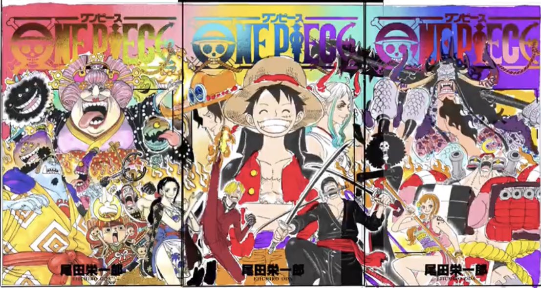 Gaak Fr Eiichiro Oda Tease Un Apercu De La Cover Du Tome 101 Et Du Rassemblement Avec Les Tomes 99 Et 100 De One Piece T Co 0lupoqysji Twitter