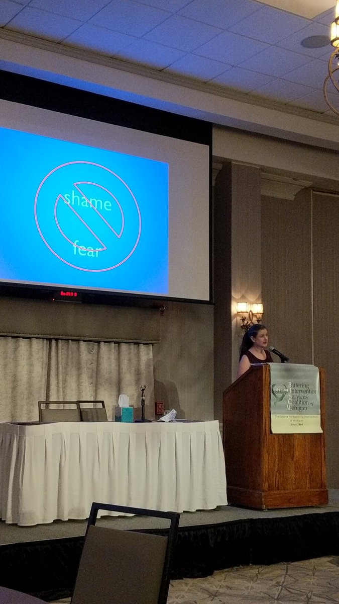 #BISCMI21 Diana Groener discussing methods of talking about sex in BIP (and in general) <a href="/bisc_mi/">Battering Intervention Services Coalition of MI</a>