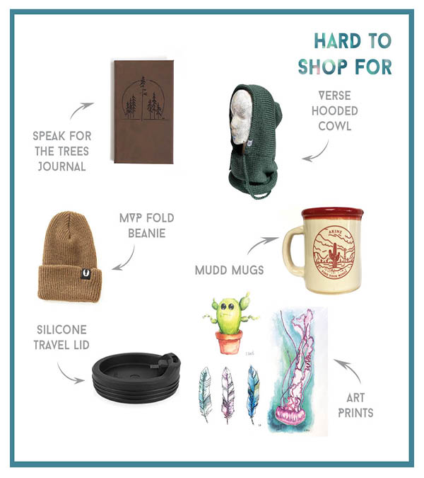 Know someone who's #hardtoshopfor? Our #giftguide was created with them in mind! Shop a wide range of products from cold-weather clothes to home goods.