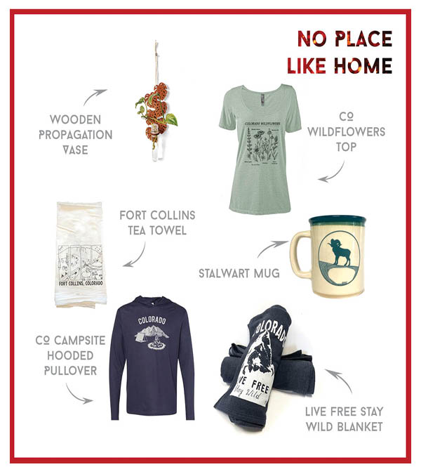 We know there's #noplacelikehome, especially during the holidays!

If home for you is in #Colorado, this #giftguide is perfect for you. If not, check it out anyway for home goods that look great in any state!