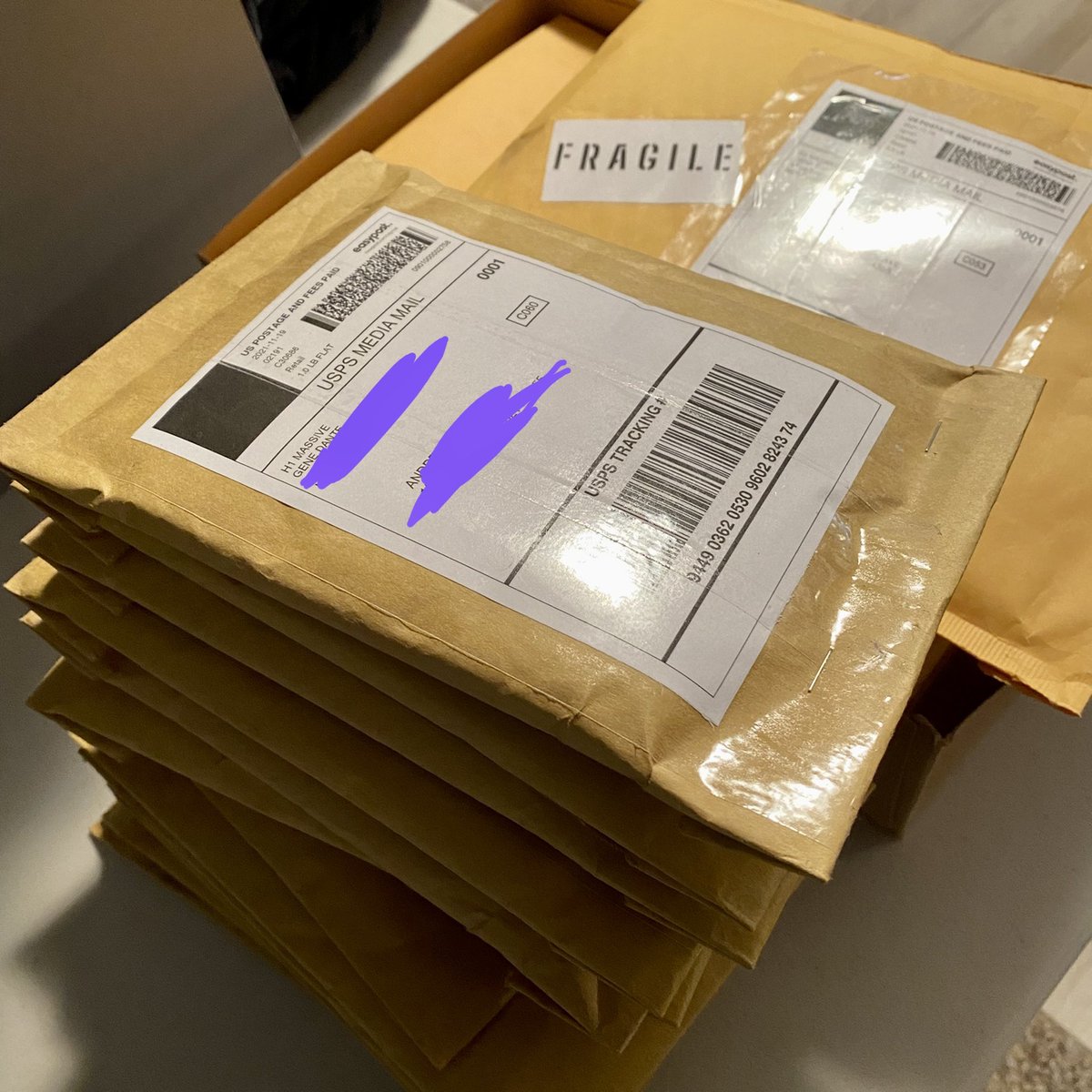 genedante's tweet photo. Just in from @h1massive : Another round of DL/UX artbooks mailing today. If this keeps up, we may run out of the first pressing! Get yours in time for the holidays! https://t.co/E3eaG9DUun