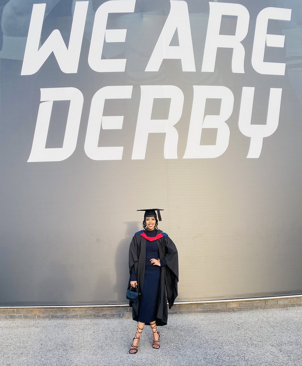 MissNAlii's tweet photo. Proud of me!! 👩🏾‍🎓✨ #Derbygrad https://t.co/LBLTIvHiYa