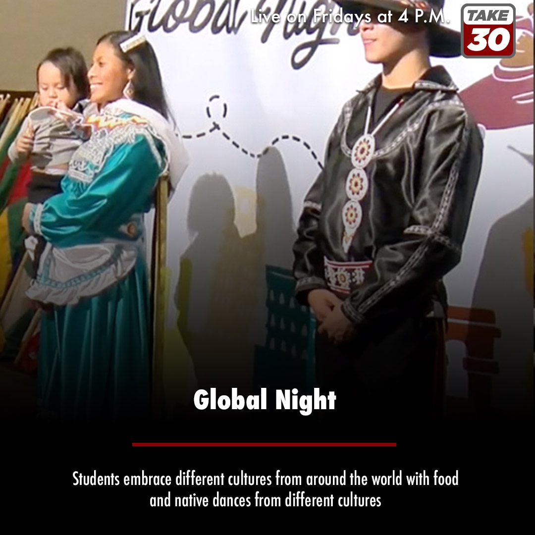 Students enjoyed food, dances, and conversations at global night. Global night was apart of international education week. #take30 #globalnight