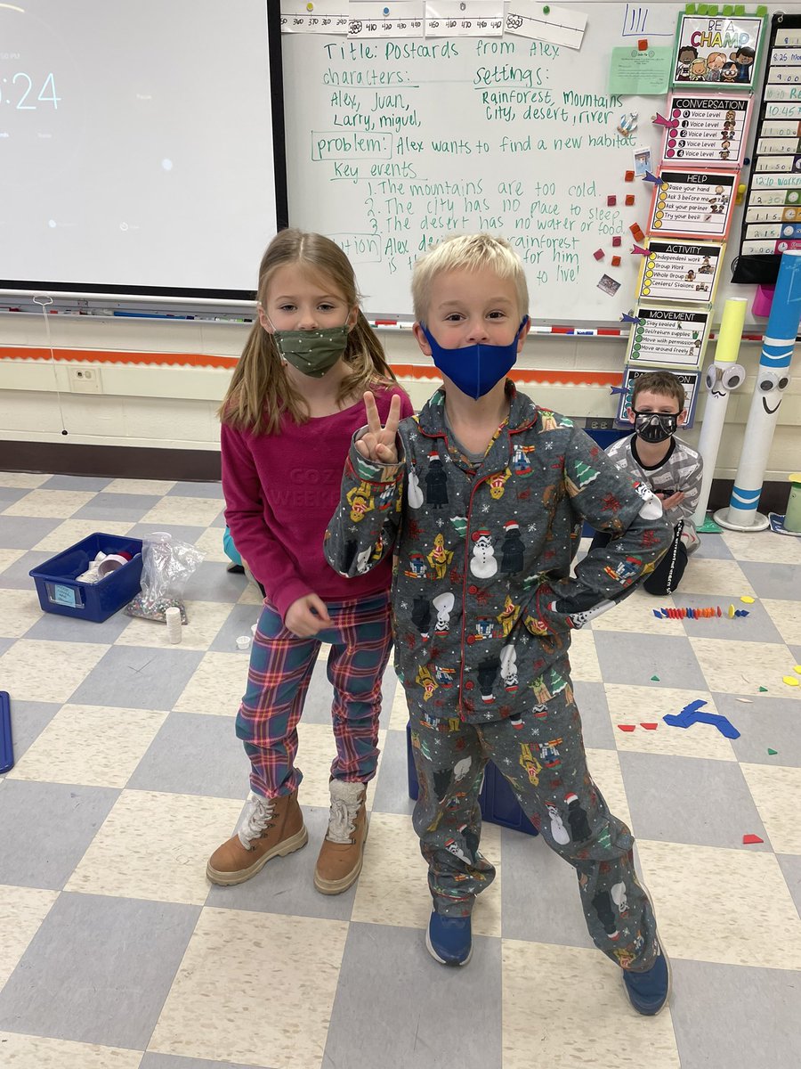MissGallagher5's tweet photo. Our class set a goal to read 80 books, and we accomplished our goal in just one week! To celebrate, we are having Pajama Friday!! #dg58pride #dg58learns 🥳 https://t.co/PlnQ0ThsDb