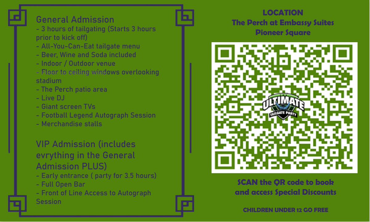 DIVISIONAL RIVAL Cardinals 8-2 at Seahawks 3-6. Come Support our HOME TEAM this SUNDAY! @ #KingStBallroom 10AM-1PM #PreGameatthePerch great place, good food, drinks. Live entertainment #KUBE93, games and deck overlooking Lumen Field. Seahawks Legend (Lofa Tatupu LB) and more.