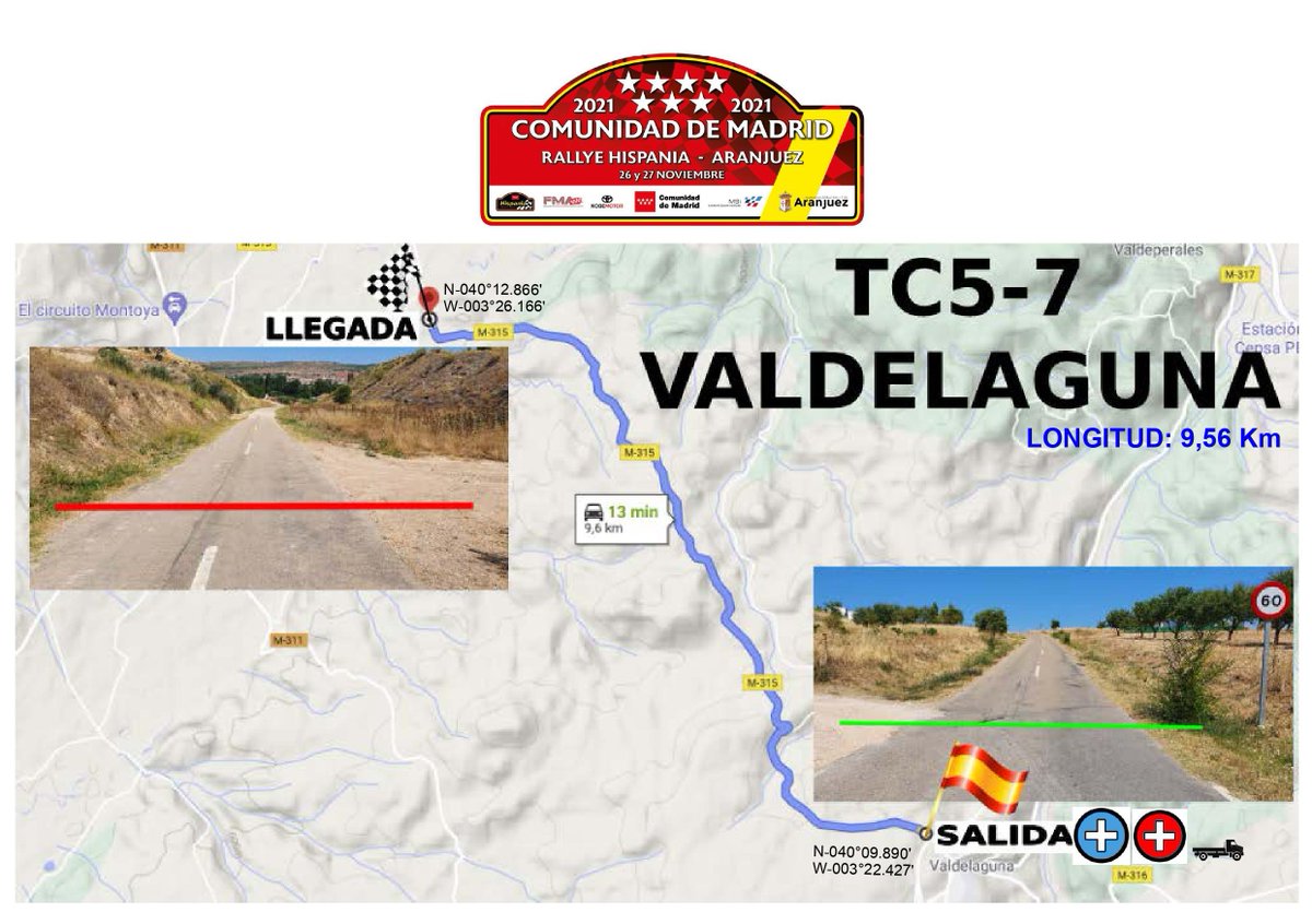 Hispania_Esc's tweet photo. 🗺️ ¡Tramos Rallye Hispania-Aranjuez!

Aquí tenéis los mapas de los cuatro tramos que se disputarán a doble pasada durante la jornada del sábado 27 de noviembre.

🤩 ¡Os esperamos allí!

#RallyeHispaniaAranjuez
#EscuderíaHispaniaMotorsport
#Rallye #Asfalto #Madrid https://t.co/AOs60TFLE3